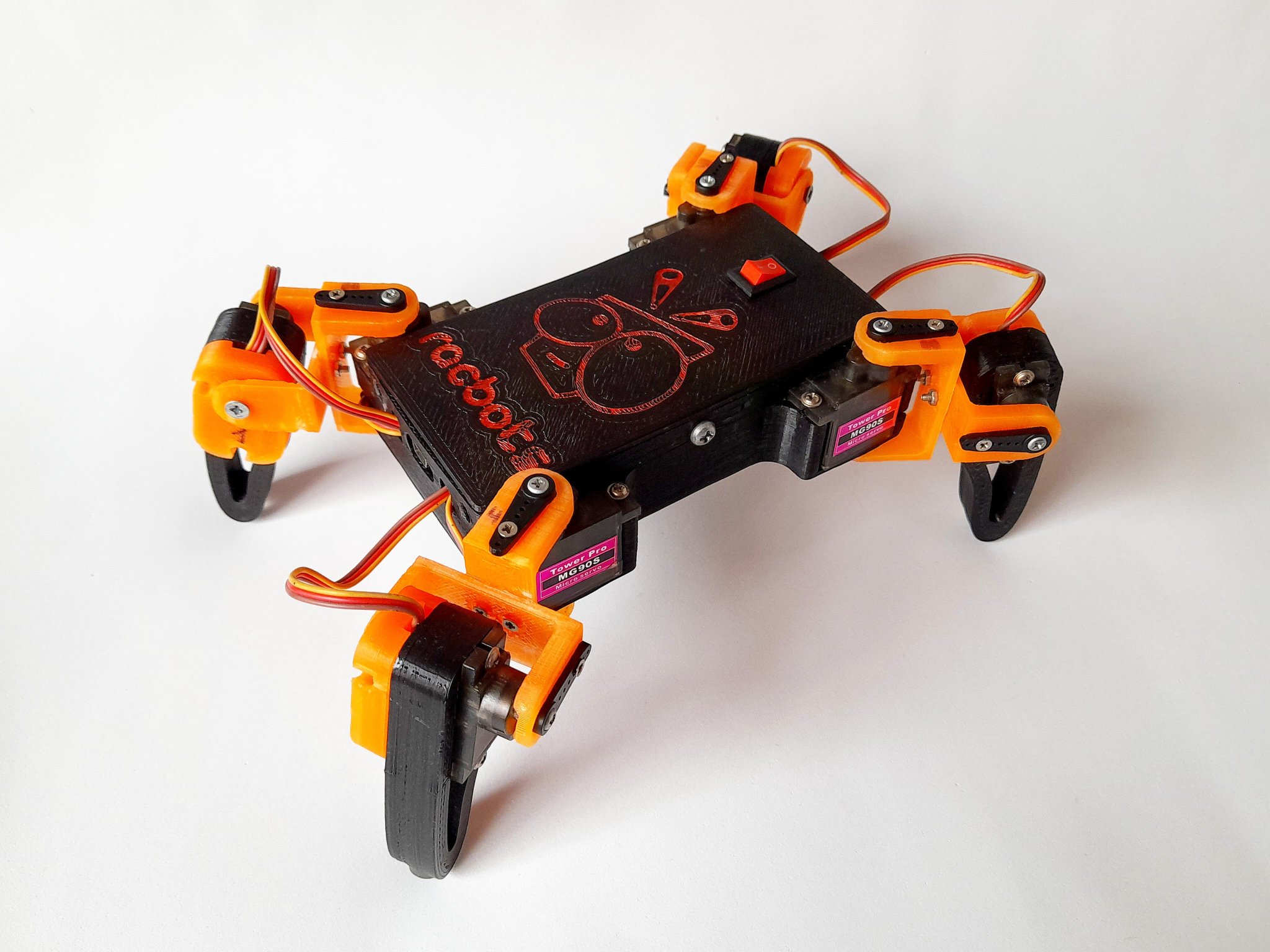 Nhện robot 4 chân điều khiển bằng Arduino và ESP32