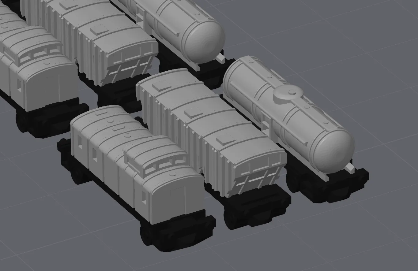 Xe lửa cho trò chơi Ticket To Ride