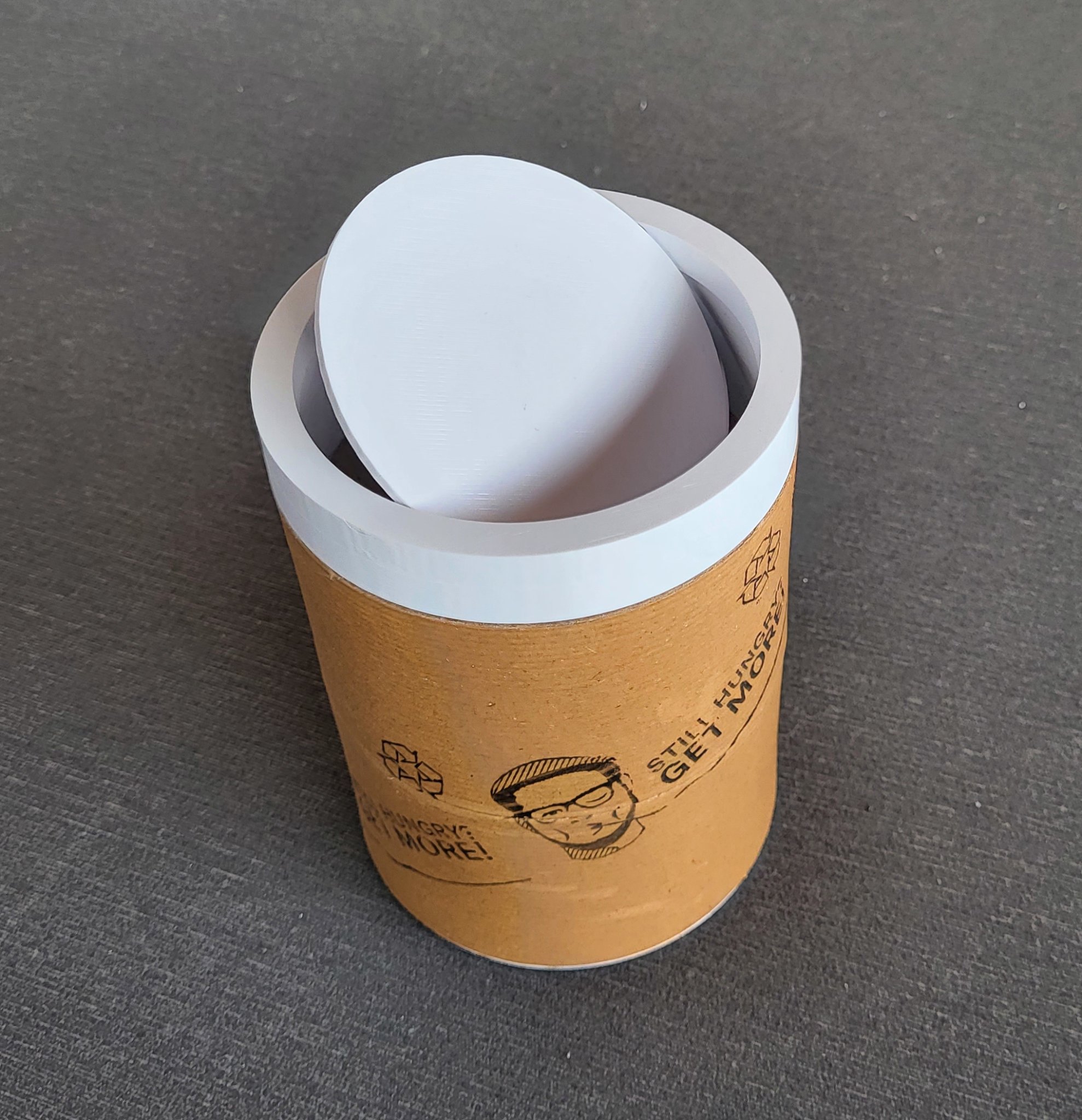 Thùng rác để bàn cải tiến cho Prusament Screw-Top Container v2