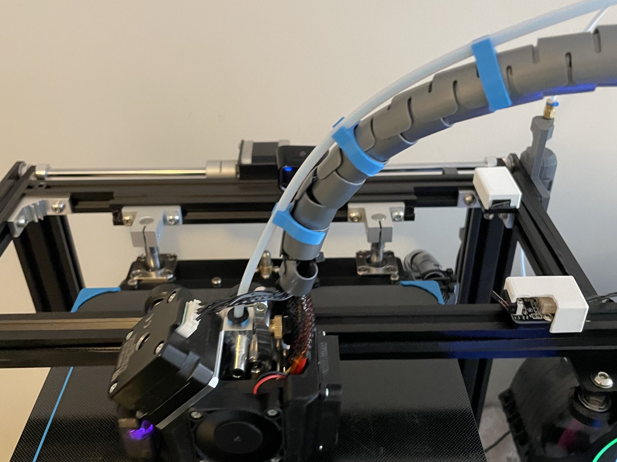 Kẹp ống Bowden (PTFE) cho ống quản lý cáp 17mm