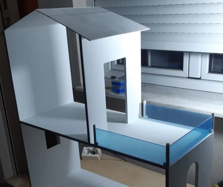 Cột lan can ban công cho ngôi nhà búp bê Barbie