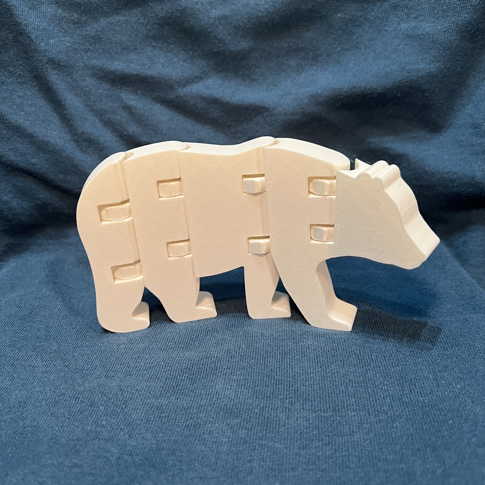 Mô hình gấu linh hoạt FlexiBear từ Fusion360