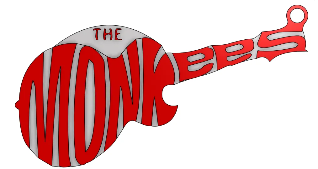 Móc khóa 3D hình biểu tượng ban nhạc The Monkees