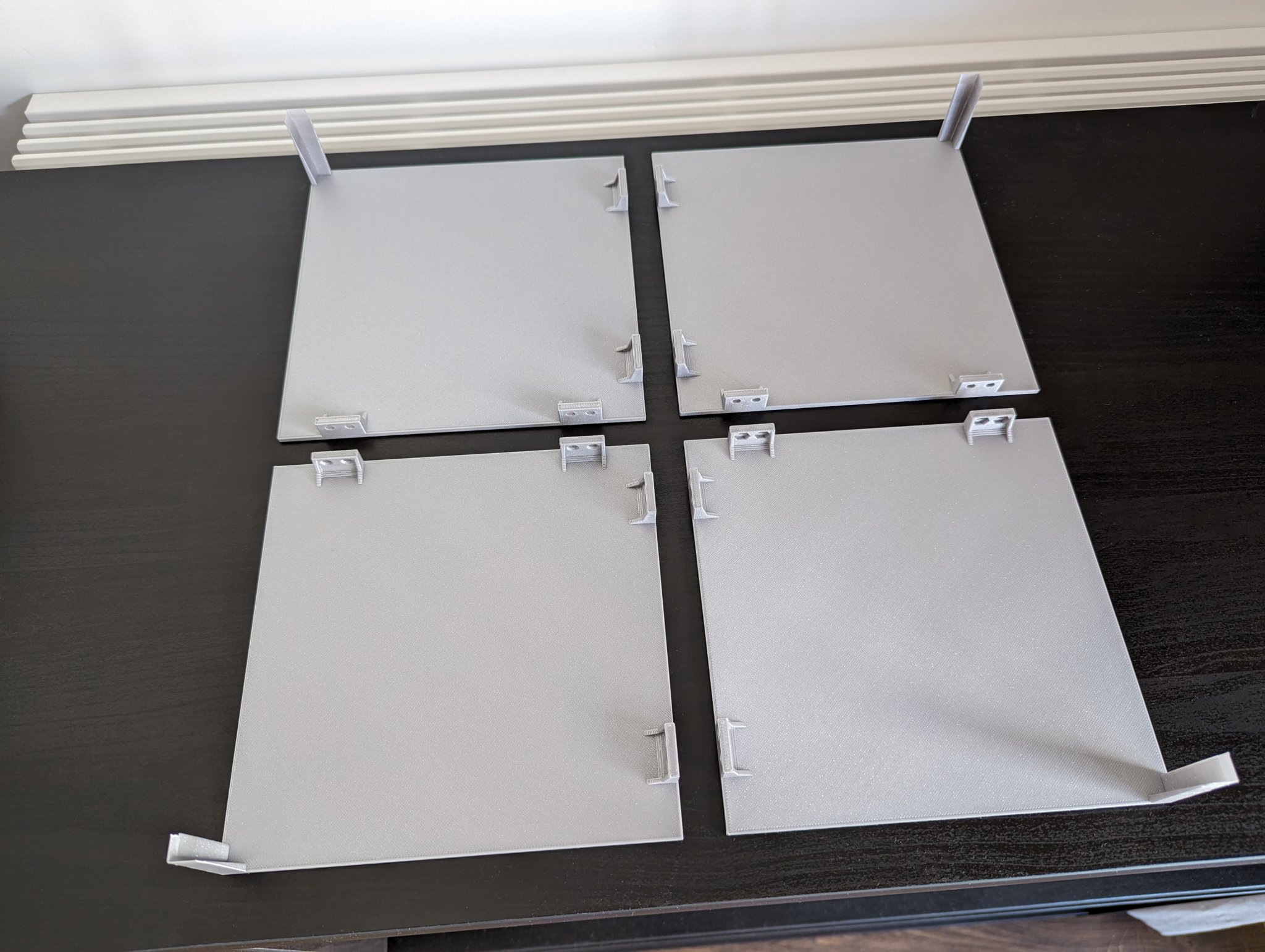 Bảng che Kallax IKEA tăng cường với ốc M3