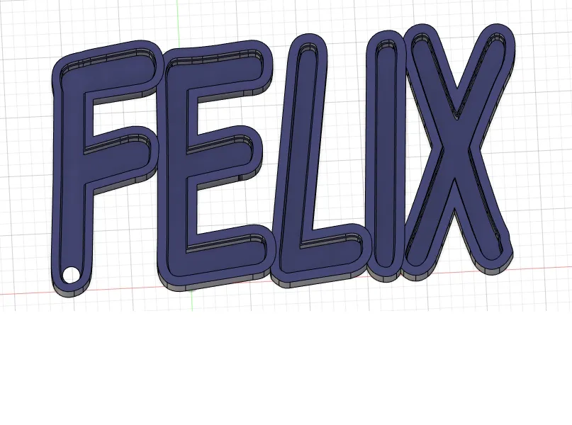 Đèn tên 3D Felix với thiết kế độc đáo