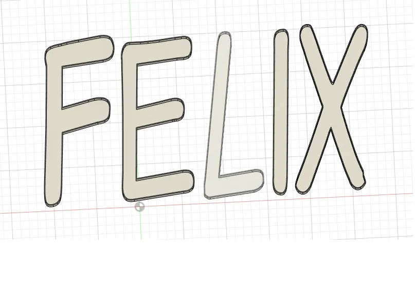 Đèn tên 3D Felix với thiết kế độc đáo