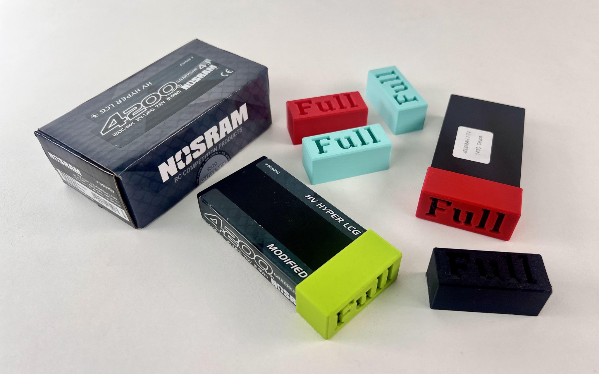 Đánh dấu pin cho ô tô điều khiển từ xa - pin 2S