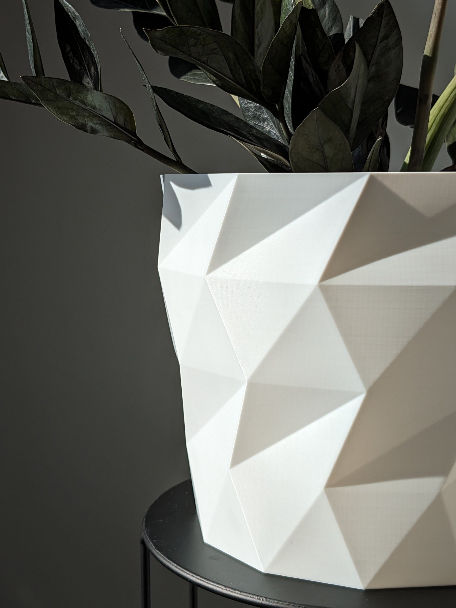 Chậu cây trang trí lowpoly đơn giản cho không gian sống