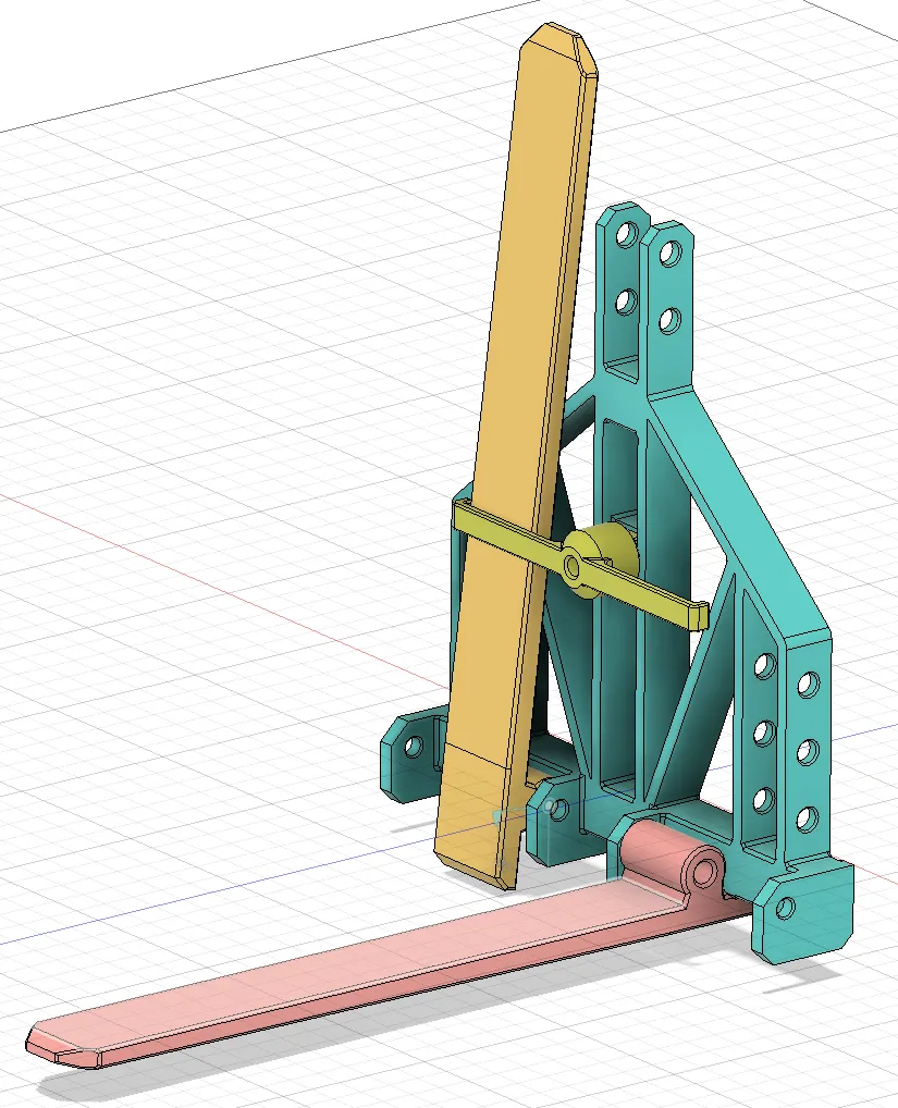 Càng nâng pallet cho xe kéo OpenRC