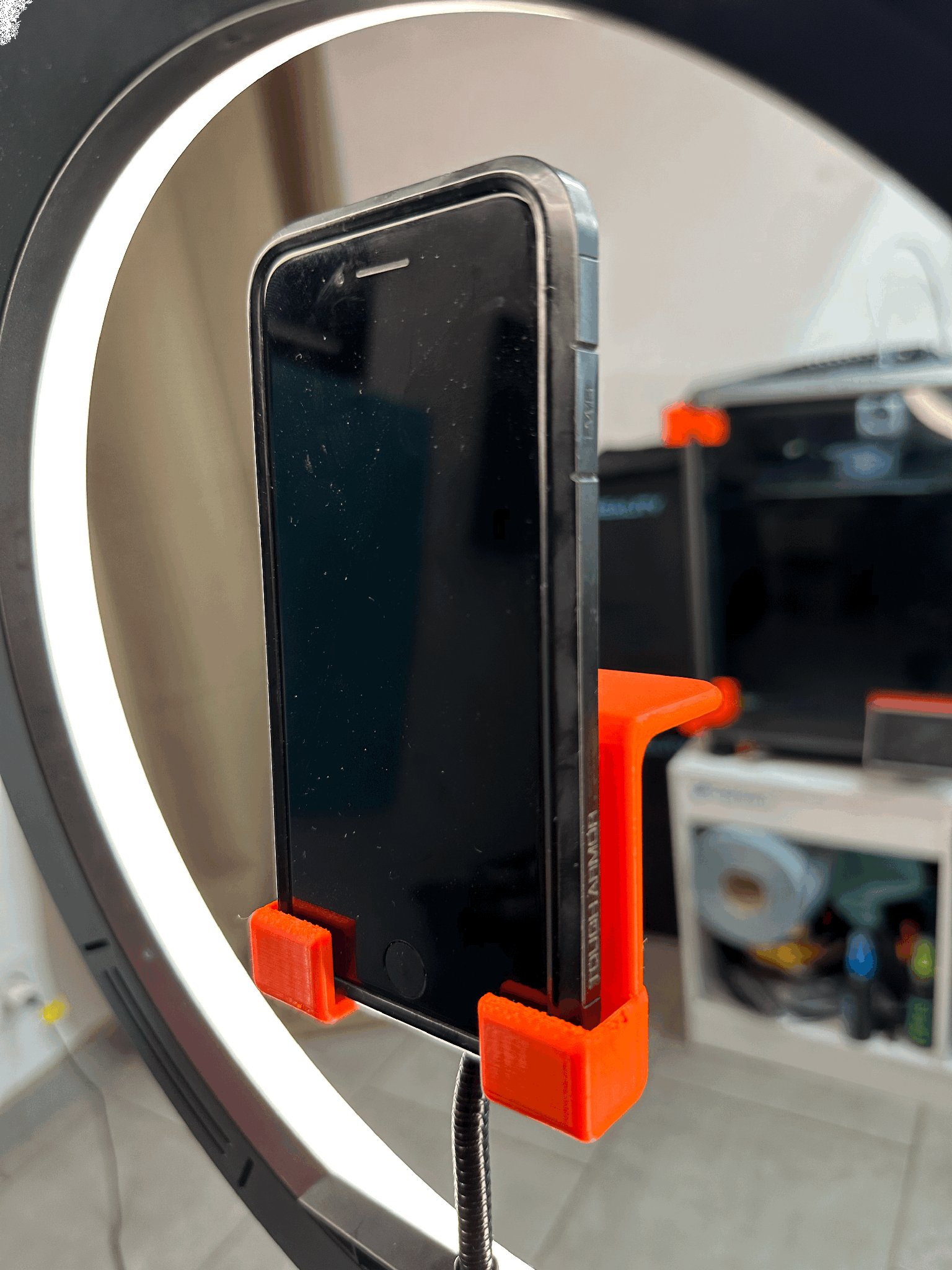 Giá đỡ điện thoại cho RingLight với kẹp 17mm