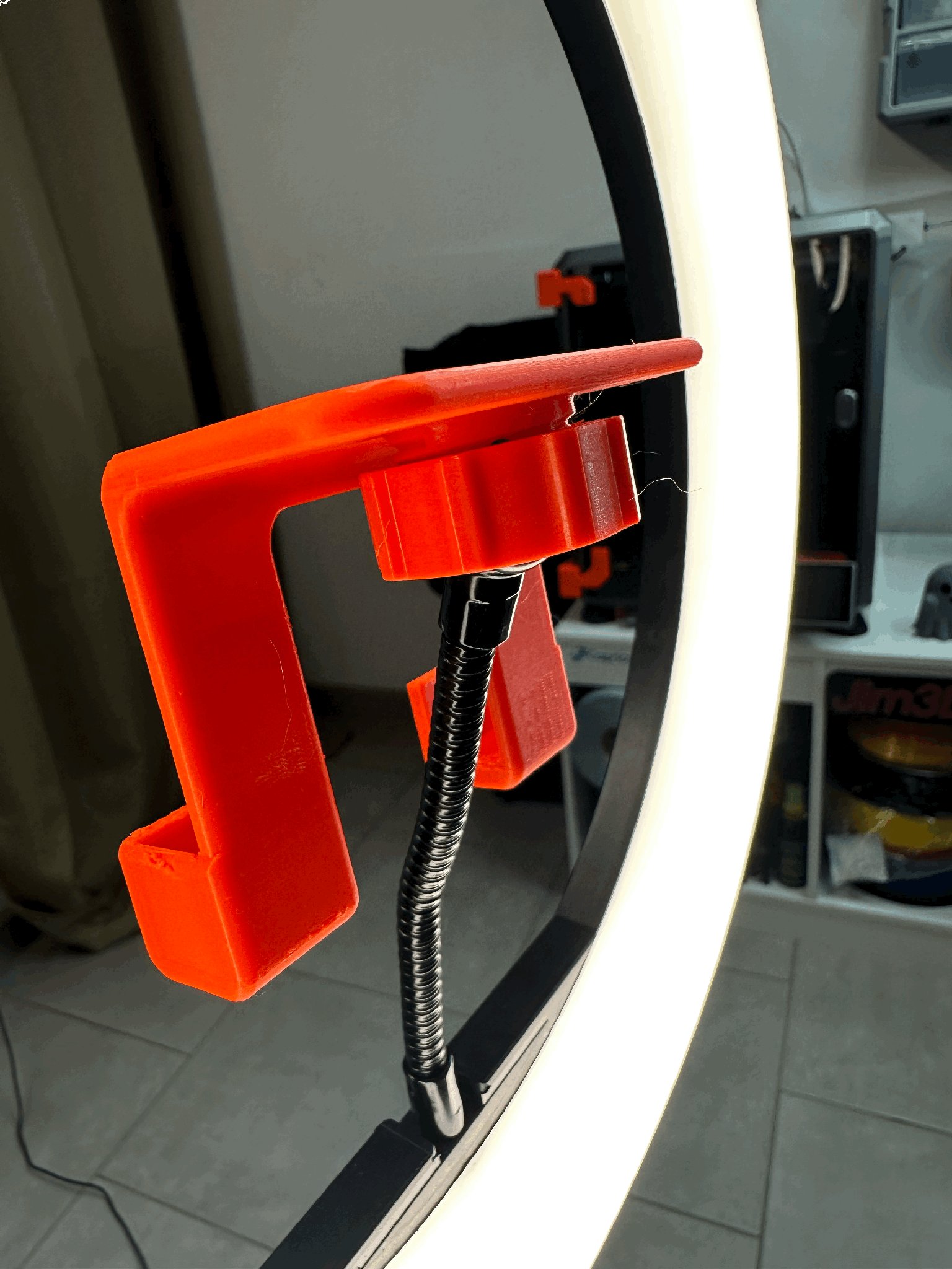 Giá đỡ điện thoại cho RingLight với kẹp 17mm