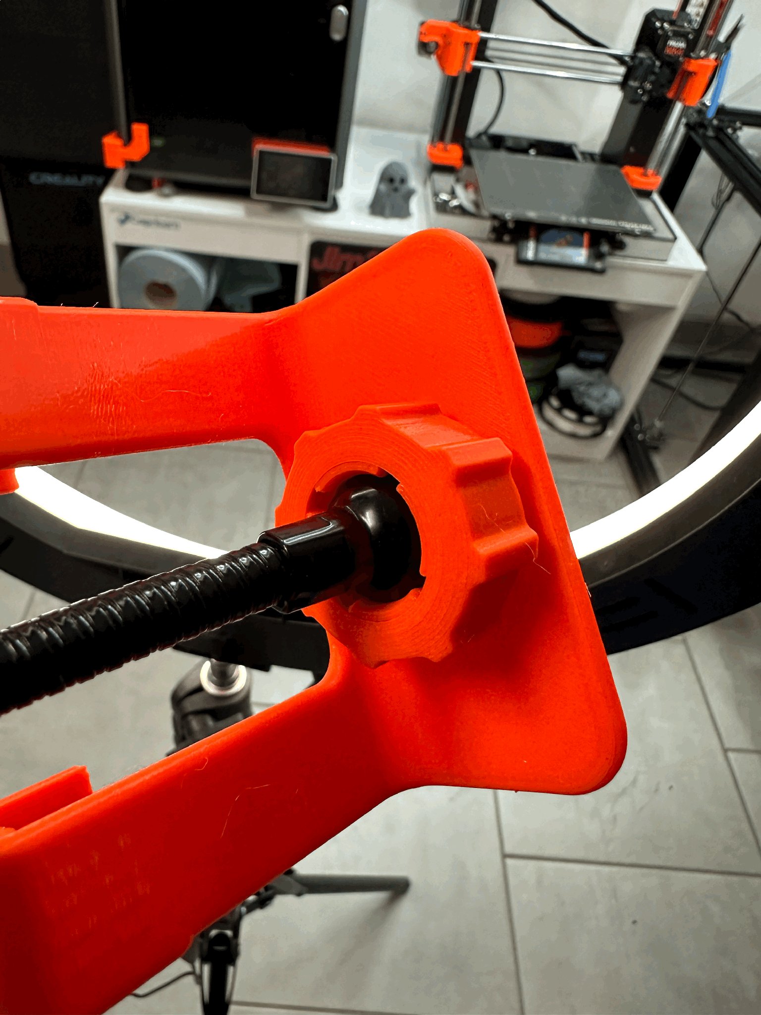 Giá đỡ điện thoại cho RingLight với kẹp 17mm