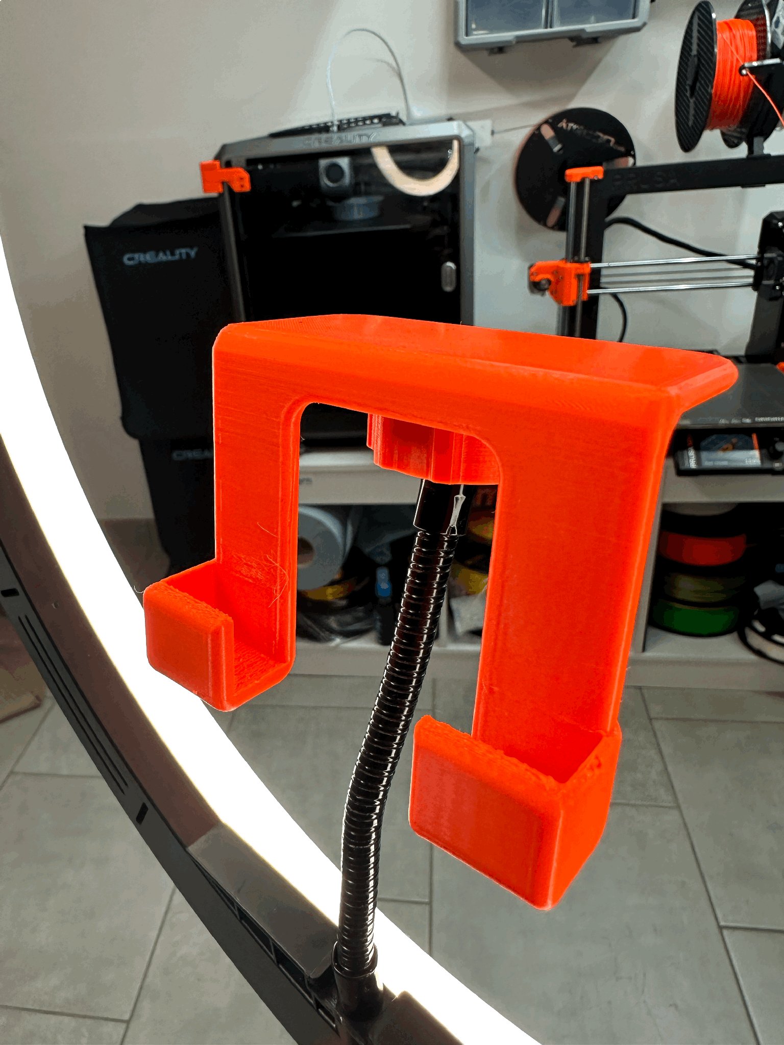 Giá đỡ điện thoại cho RingLight với kẹp 17mm