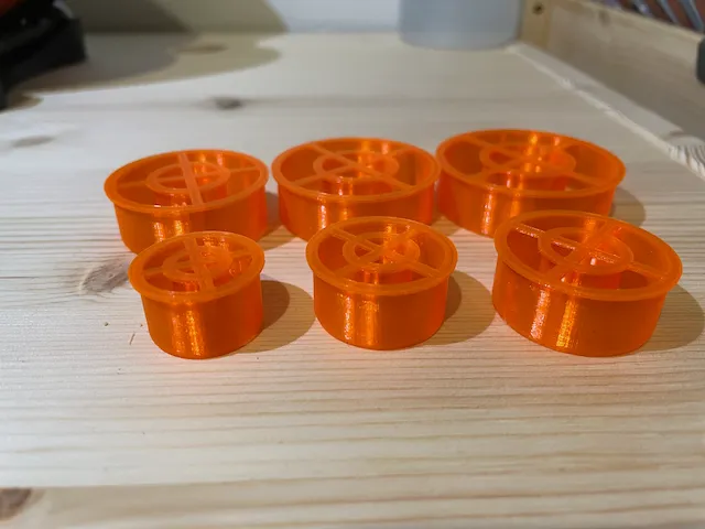 Bộ 9 khuôn cắt bánh donut cho đất sét polymer