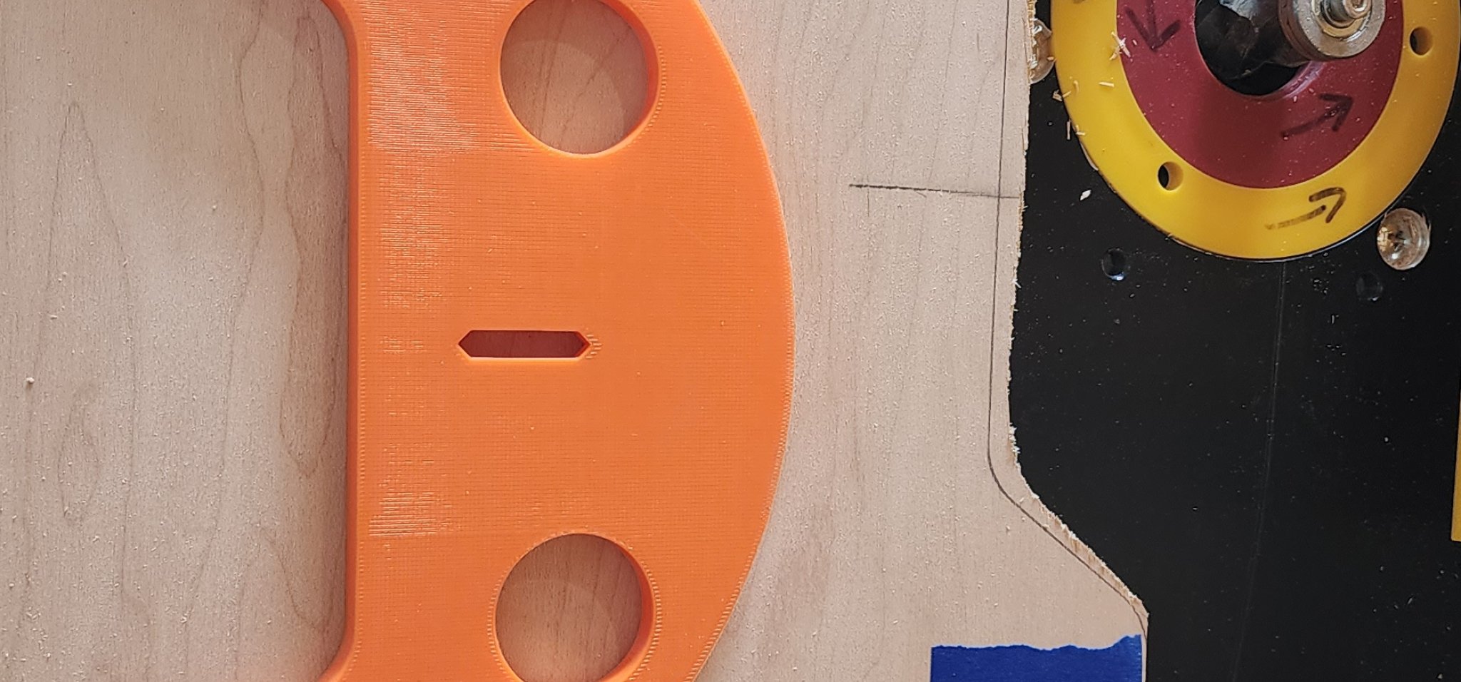 Mẫu khuôn router để cắt tay nắm ngăn kéo có tham số điều ch...