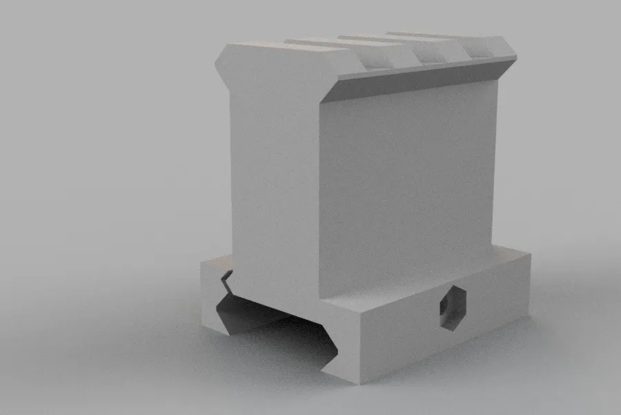 Giá đỡ ris Picatinny cho súng airsoft với độ cao T1