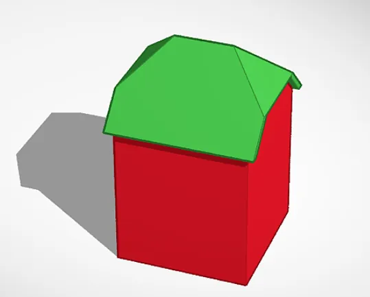 Nhà truyền thống Hà Lan với mái wolfskap