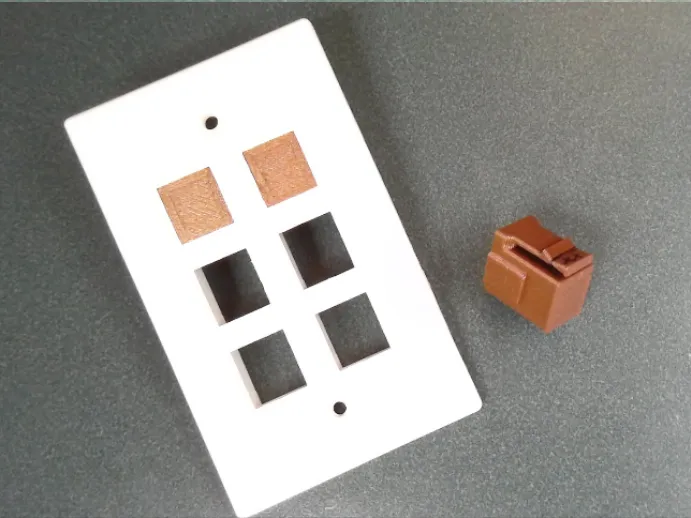 Mảnh ghép keystone trống cho jack keystone