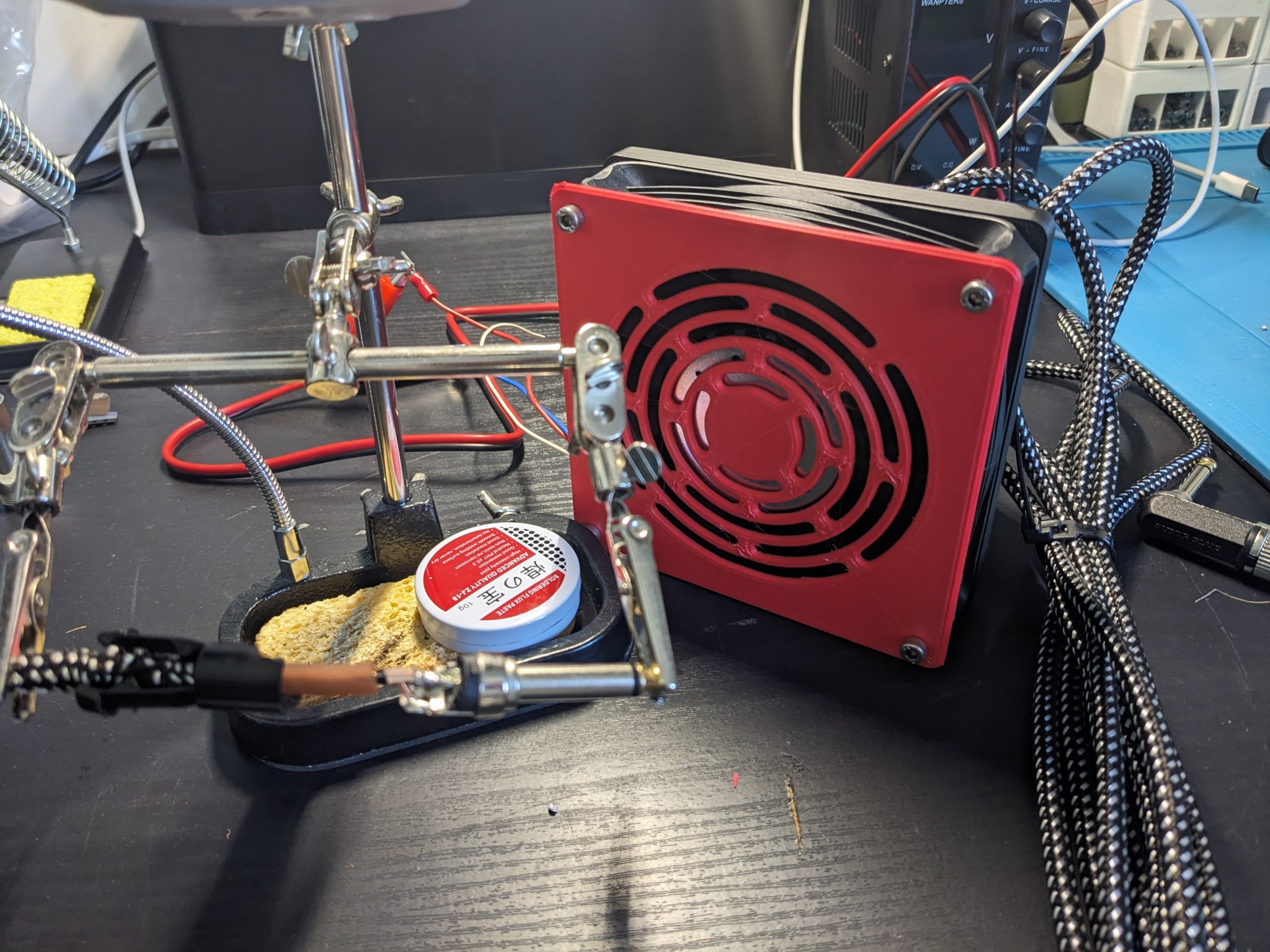 Bộ lắp ráp quạt lọc không khí cho bàn làm việc DIY