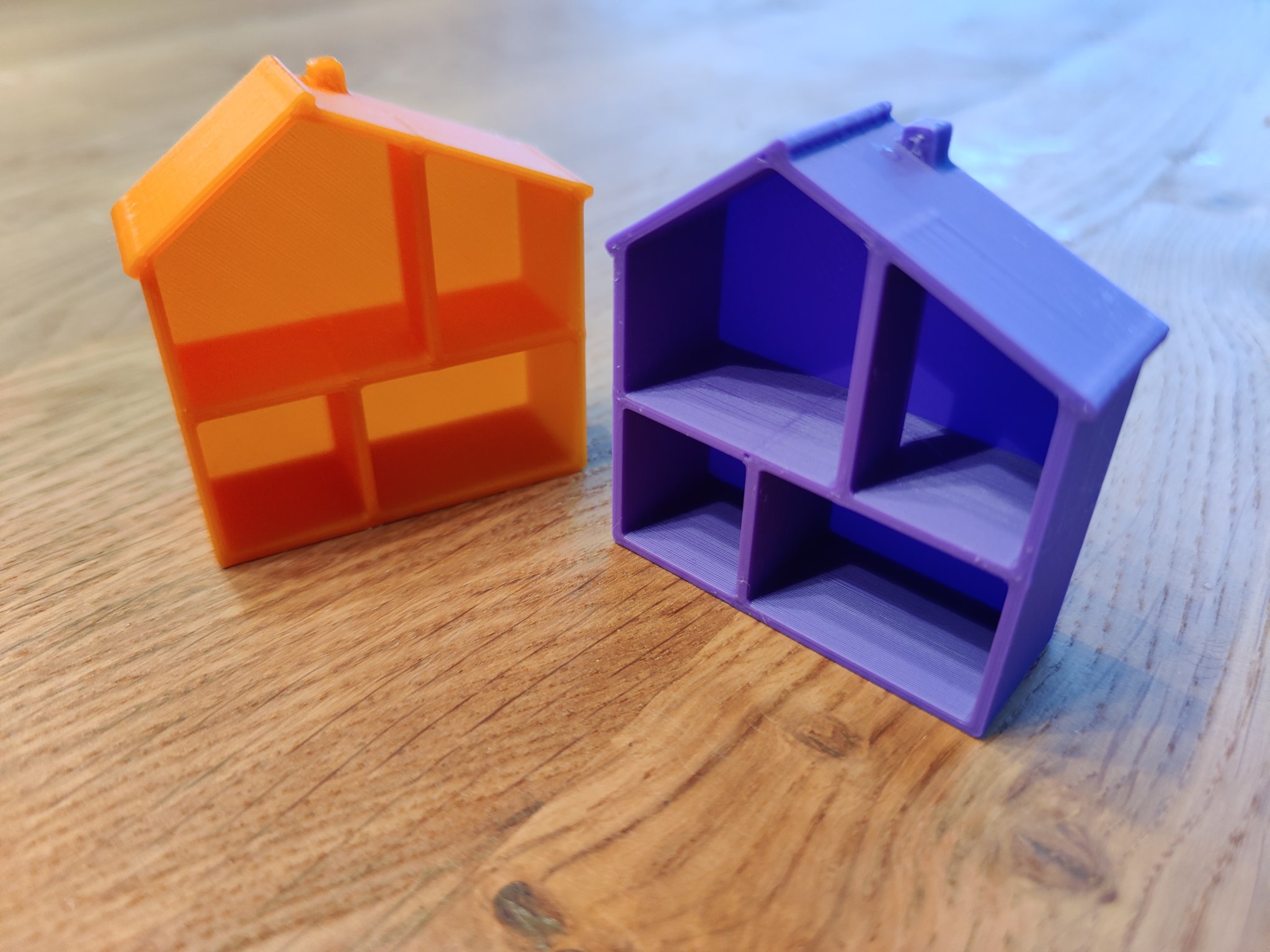 Nhà búp bê mini mô phỏng IKEA FLISAT tỉ lệ 1:10