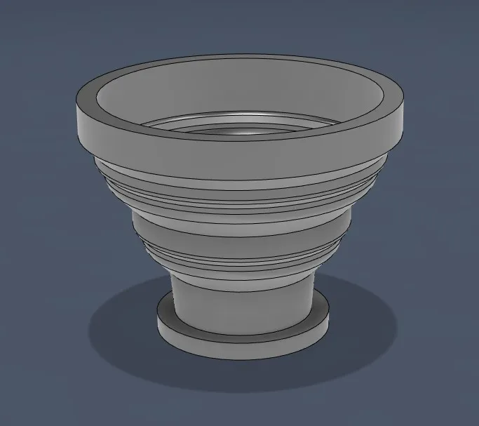 Cốc rửa nhỏ gọn TPU có thể gập lại cho bộ màu nước di đ...