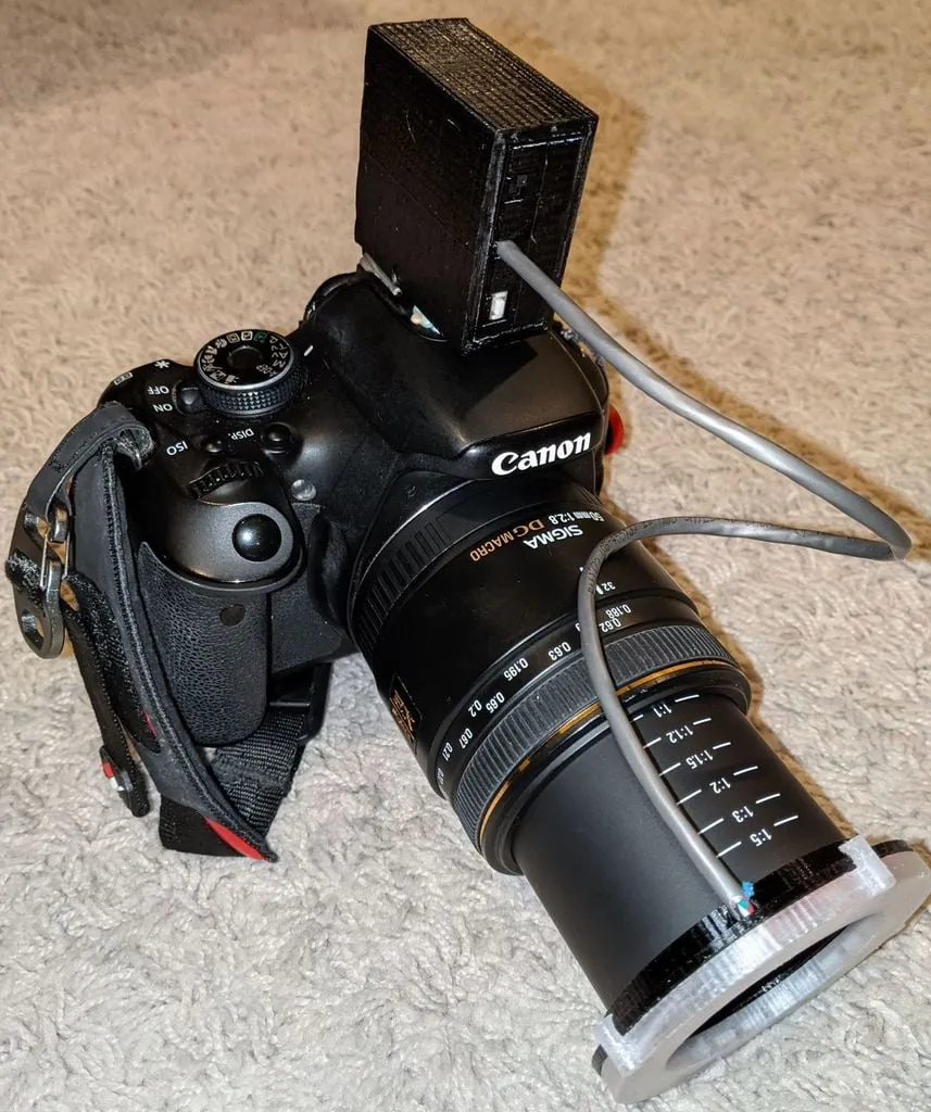 Đèn LED vòng Neopixel gắn chân lạnh cho máy ảnh