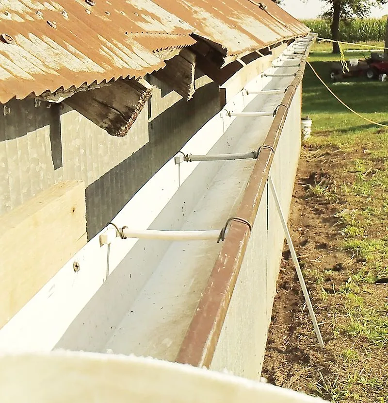 Hướng dẫn lắp đặt máng xối thu nước mưa cho vườn