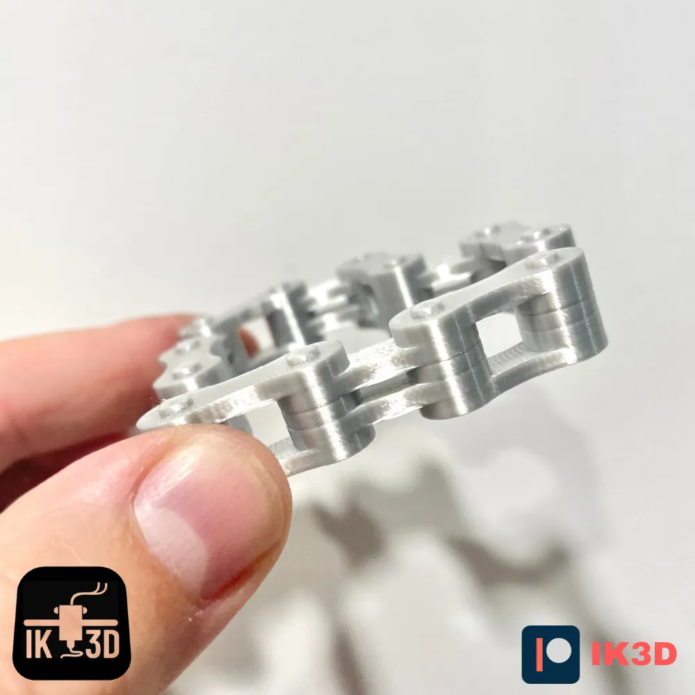 Móc khóa hình trái tim từ xích xe đạp dễ thương