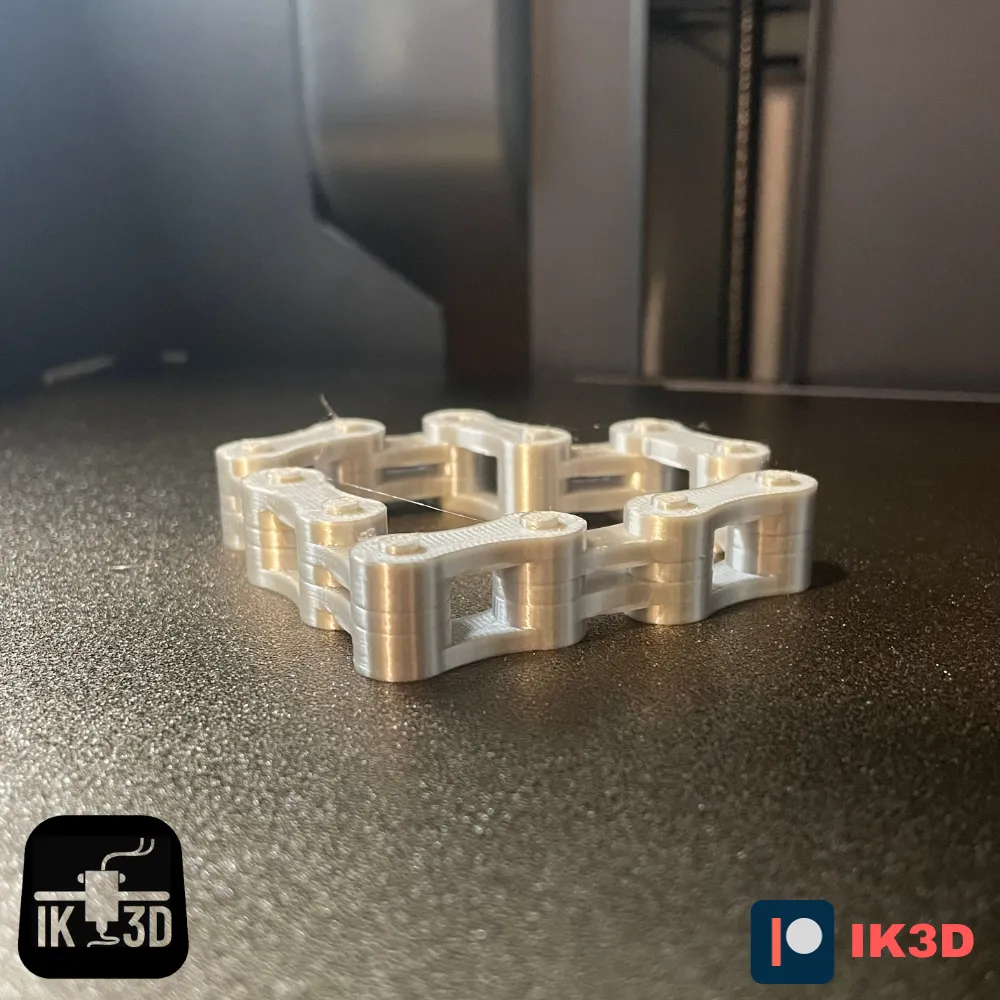 Móc khóa hình trái tim từ xích xe đạp dễ thương