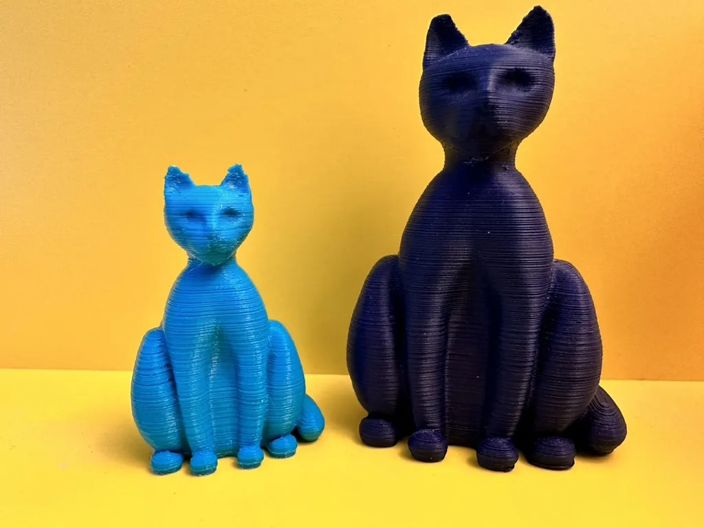 Mô hình tượng mèo mập phong cách nghệ thuật