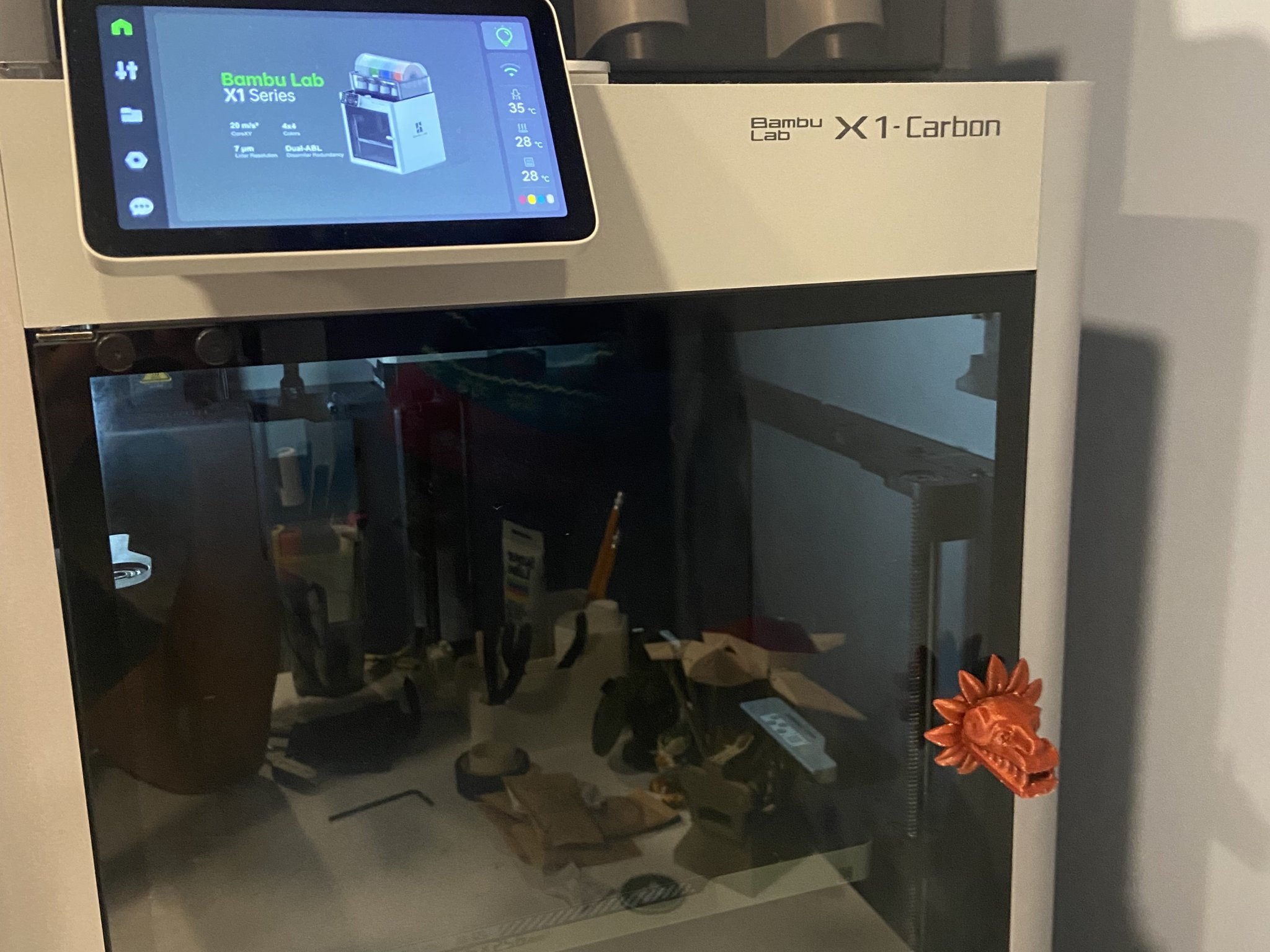 Gắn kết tay cầm Quetzalcoatl cho máy in Bambu Lab