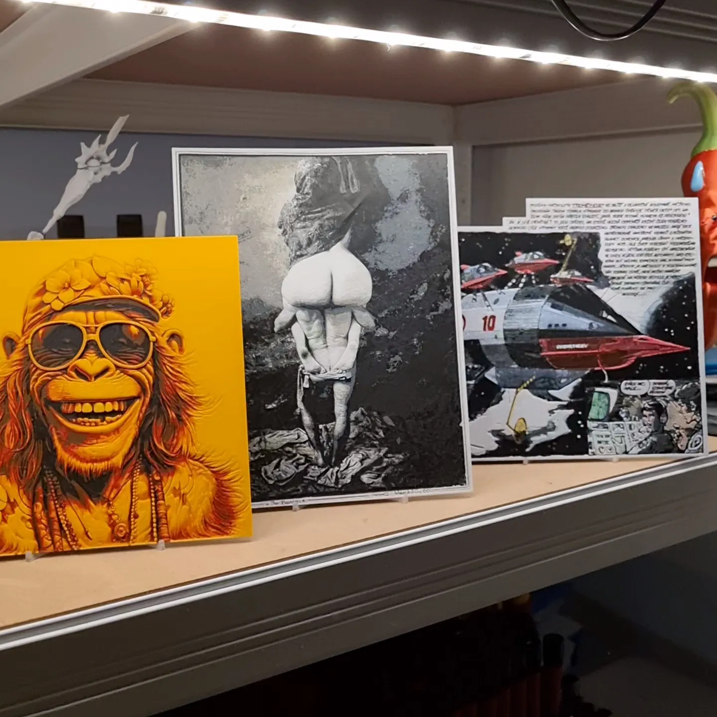 Giá đỡ gập cho hình ảnh HueForge dễ in