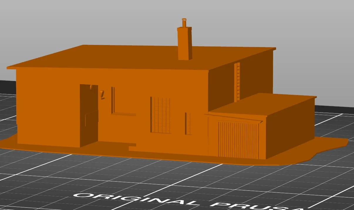 Nhà của ông bà theo tỷ lệ 1:160