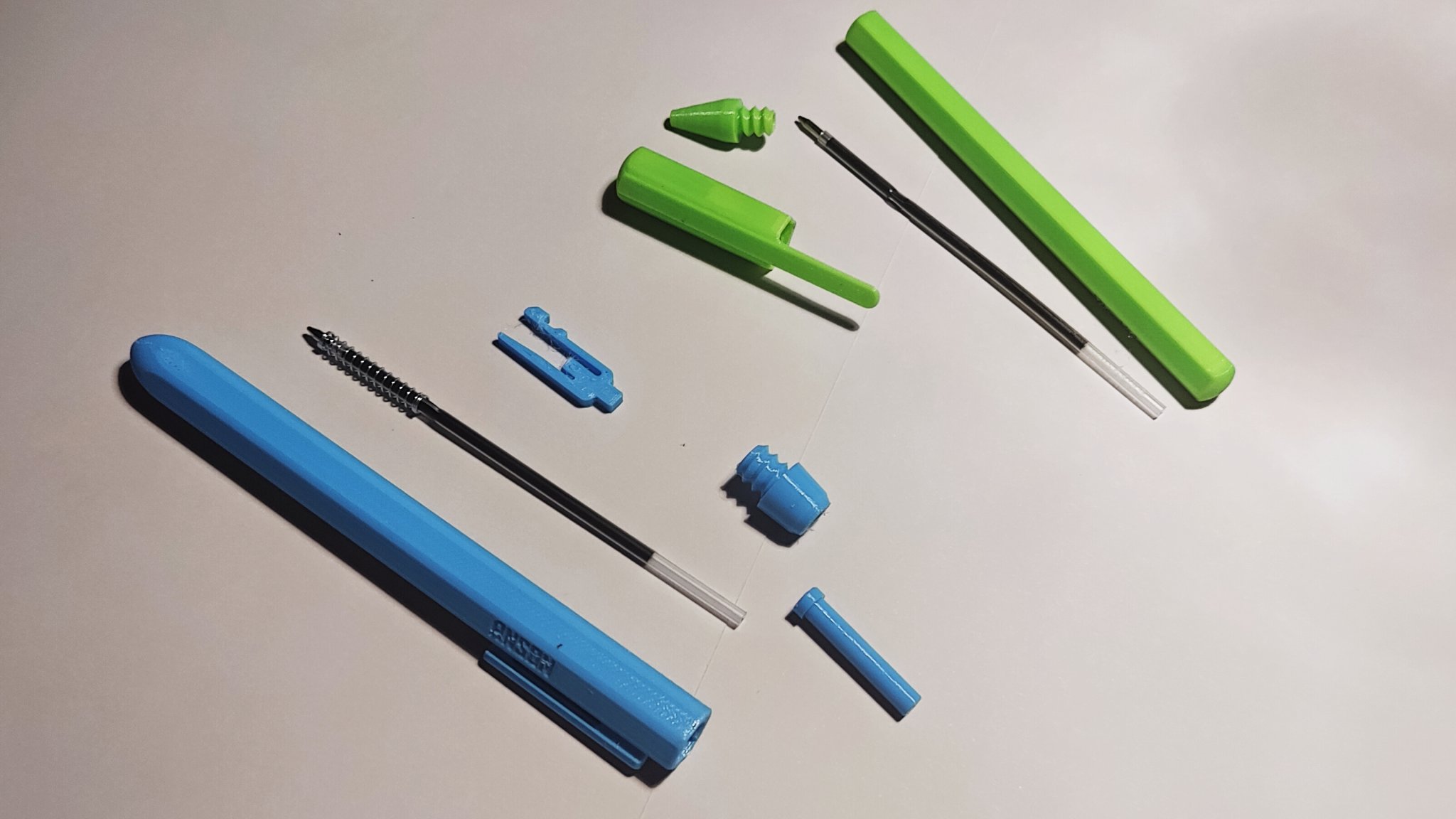 Bút bi in nhanh với ruột 107mm