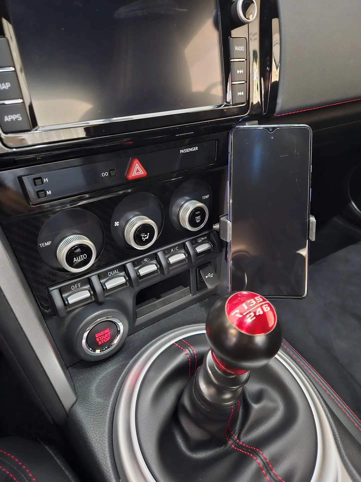 Bộ chuyển đổi bóng 17mm cho điện thoại trên Subaru BRZ, Toyota ...