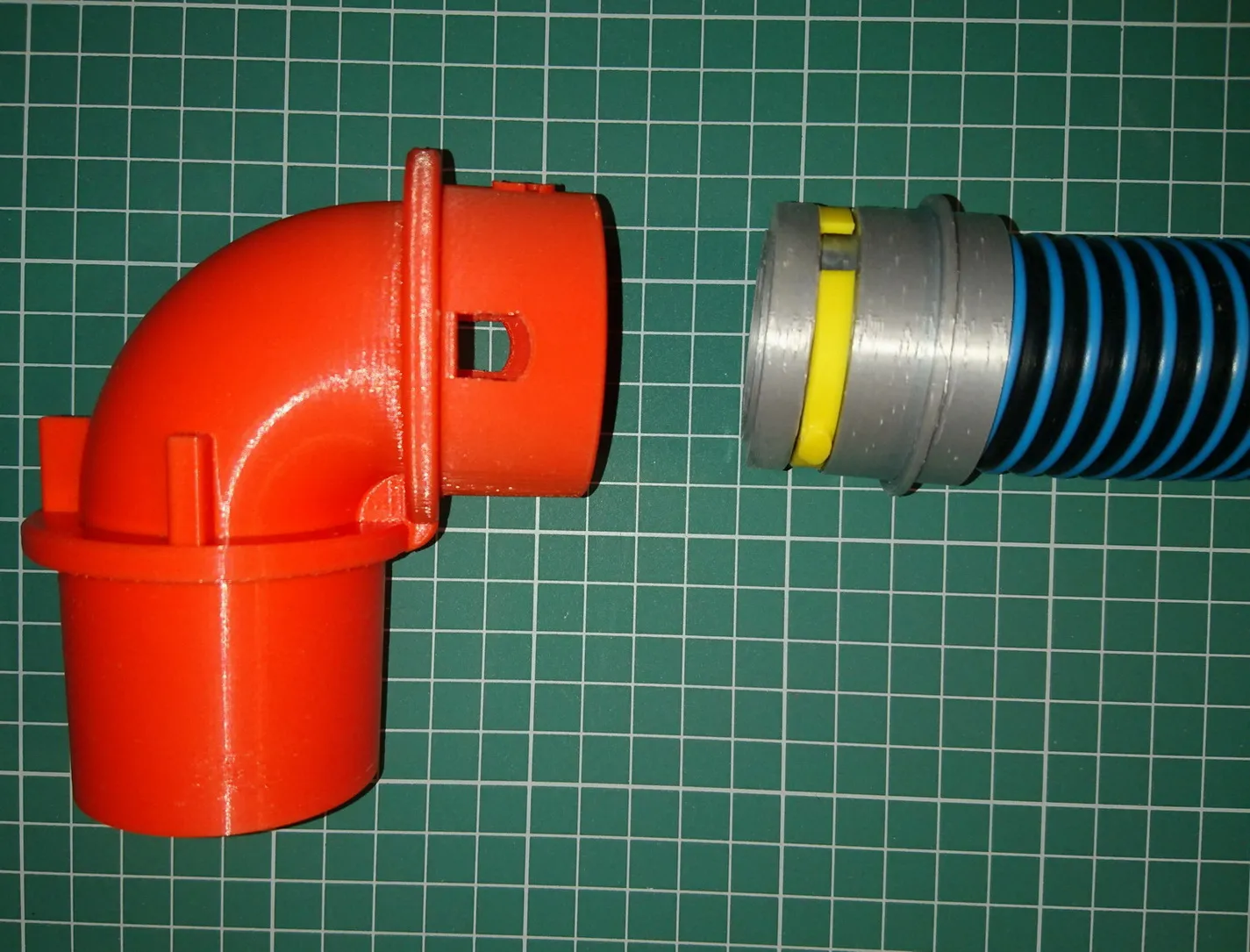 Bộ chuyển đổi cổng bụi cyclone 50mm góc 90 độ với kết nố...