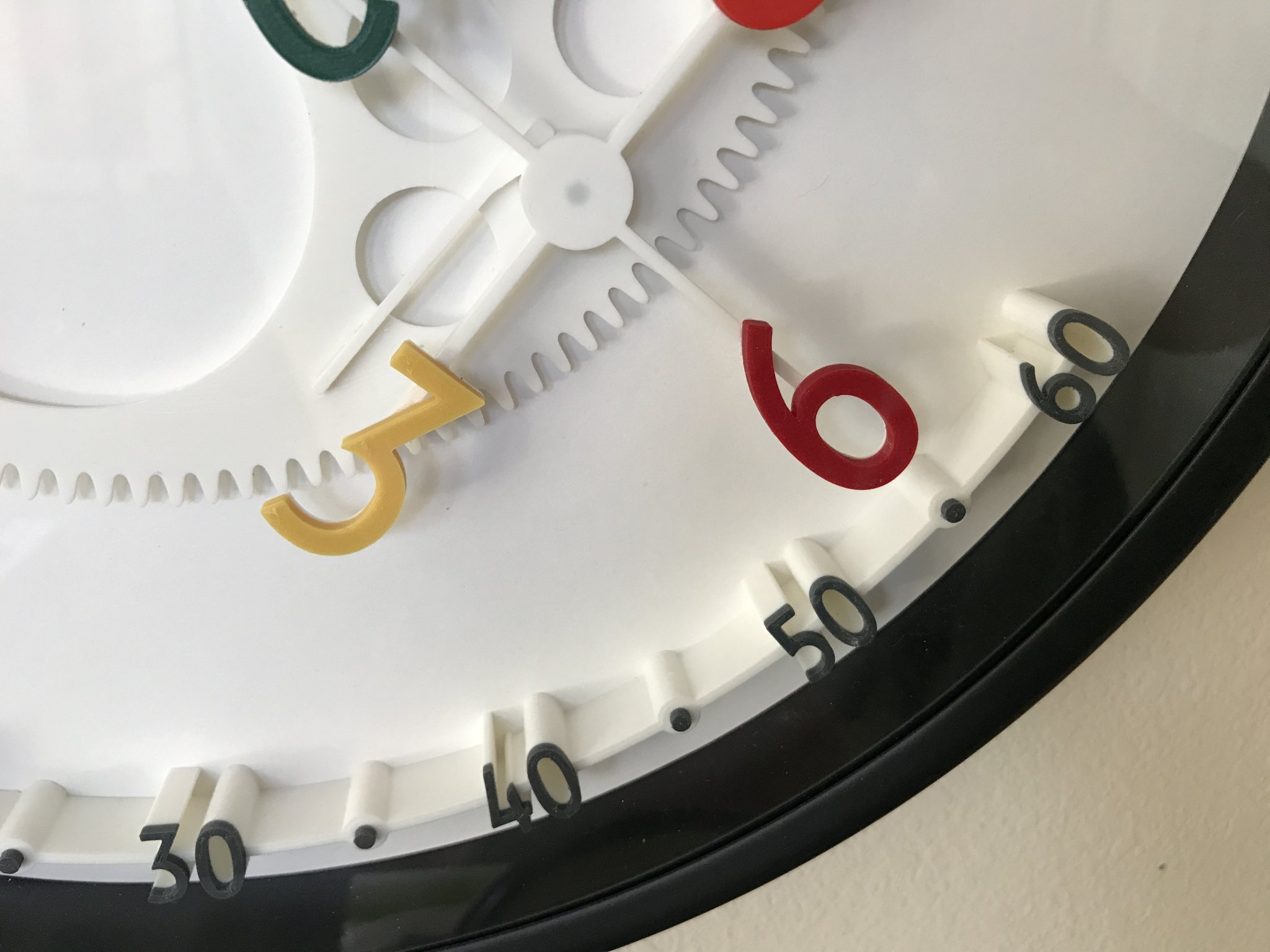 Đồng hồ giờ lang thang treo tường phong cách hiện đại