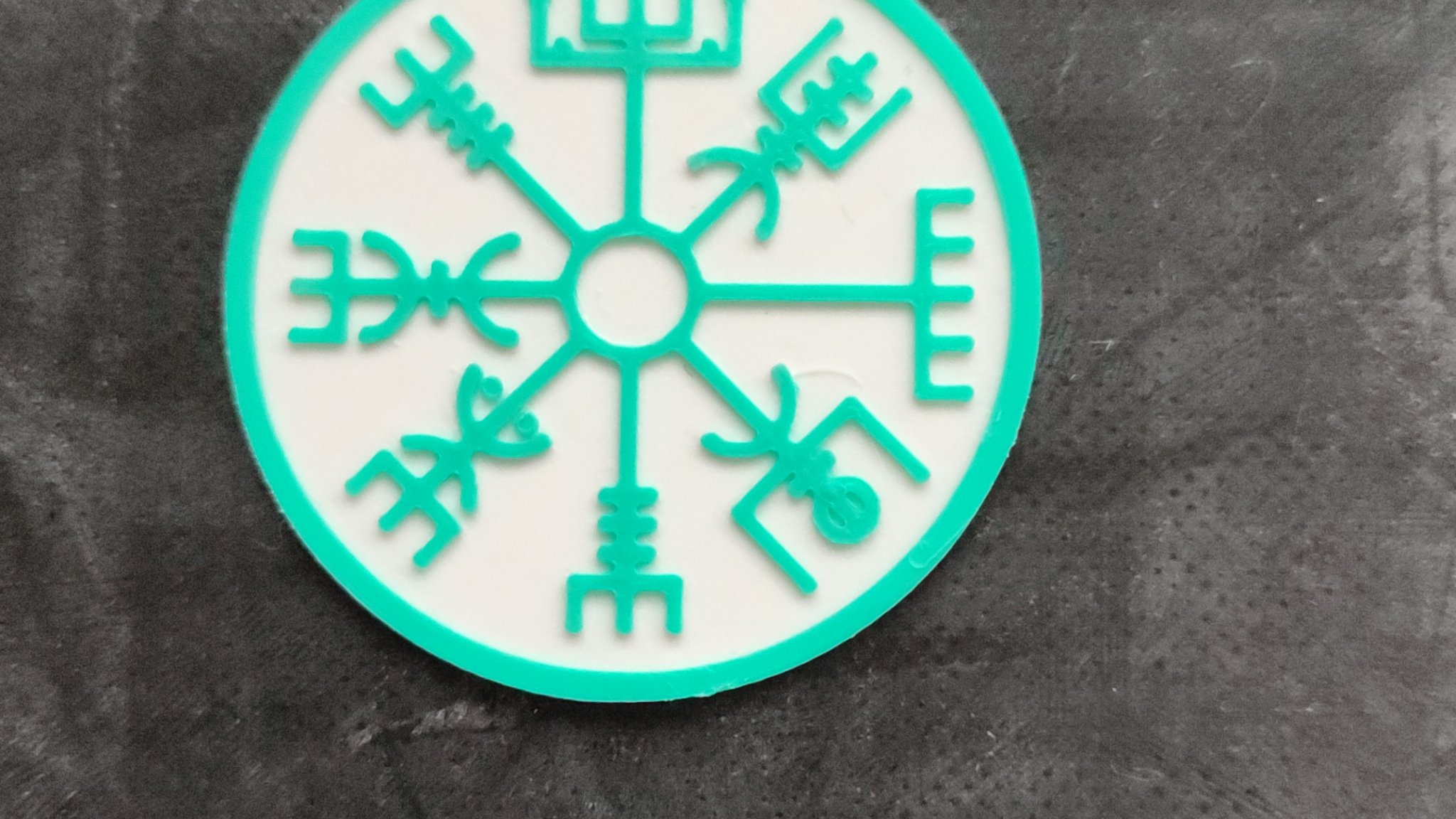 Móc khóa Vegvisir phong cách Viking