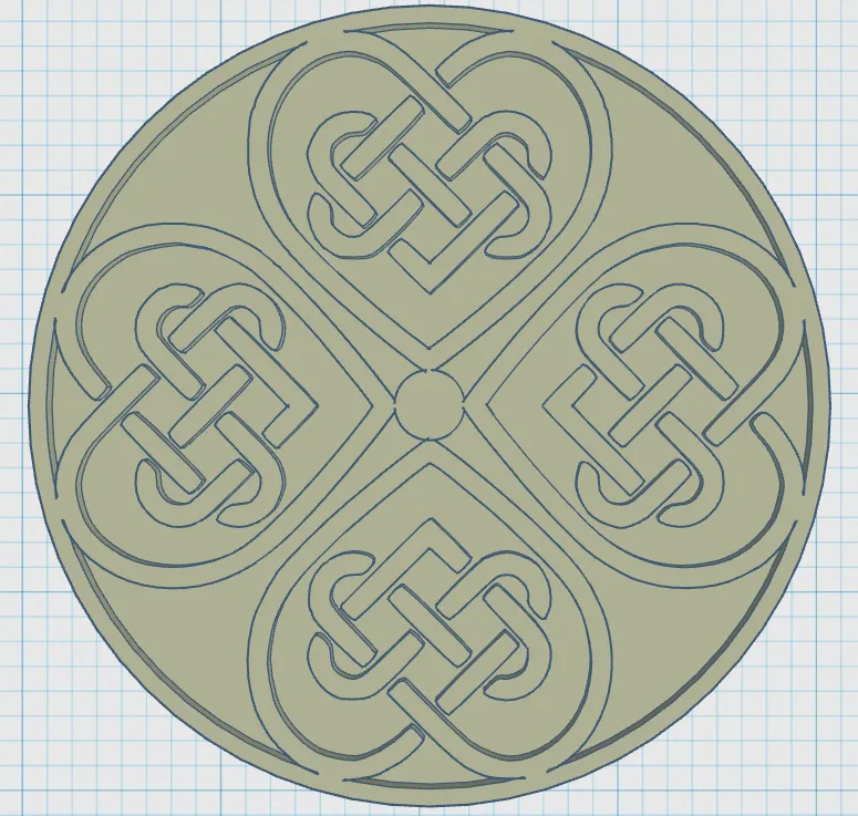 Biểu tượng Celtic với đế lót ly nghệ thuật 35