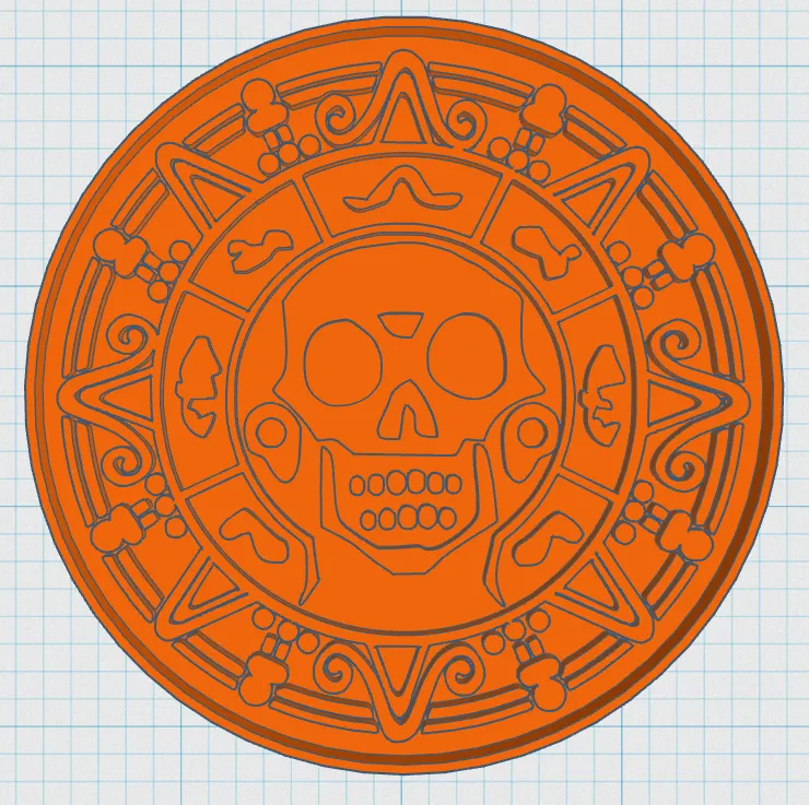 Giá đỡ đồng xu phong cách Cướp Biển vùng Caribbean