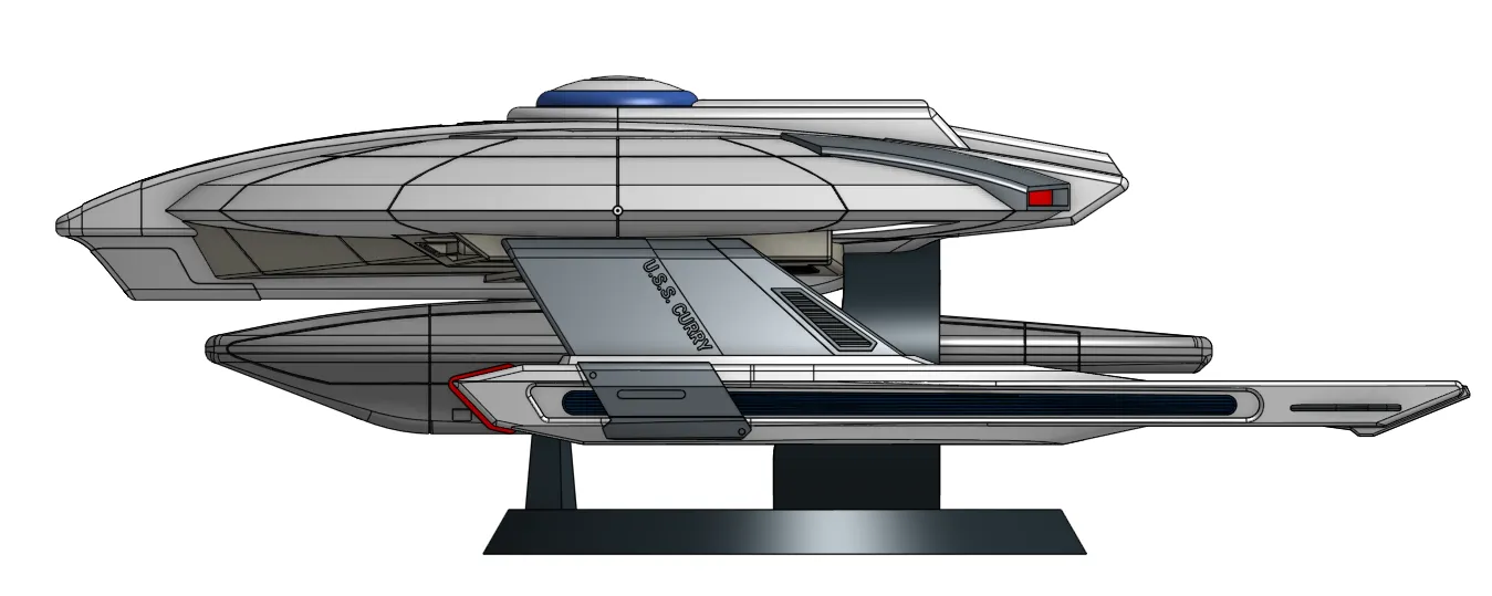 USS Curry - Tàu vũ trụ trong Star Trek với thiết kế mới