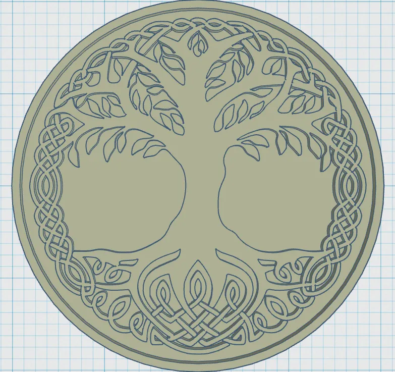 Biểu tượng Viking trên đế ly 25