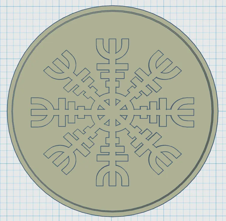 Biểu tượng Viking trên đế lót ly độc đáo