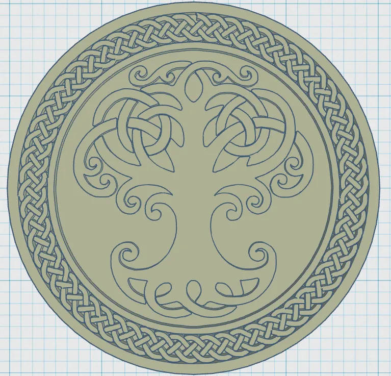 Biểu tượng Viking trên đế lót ly độc đáo 24