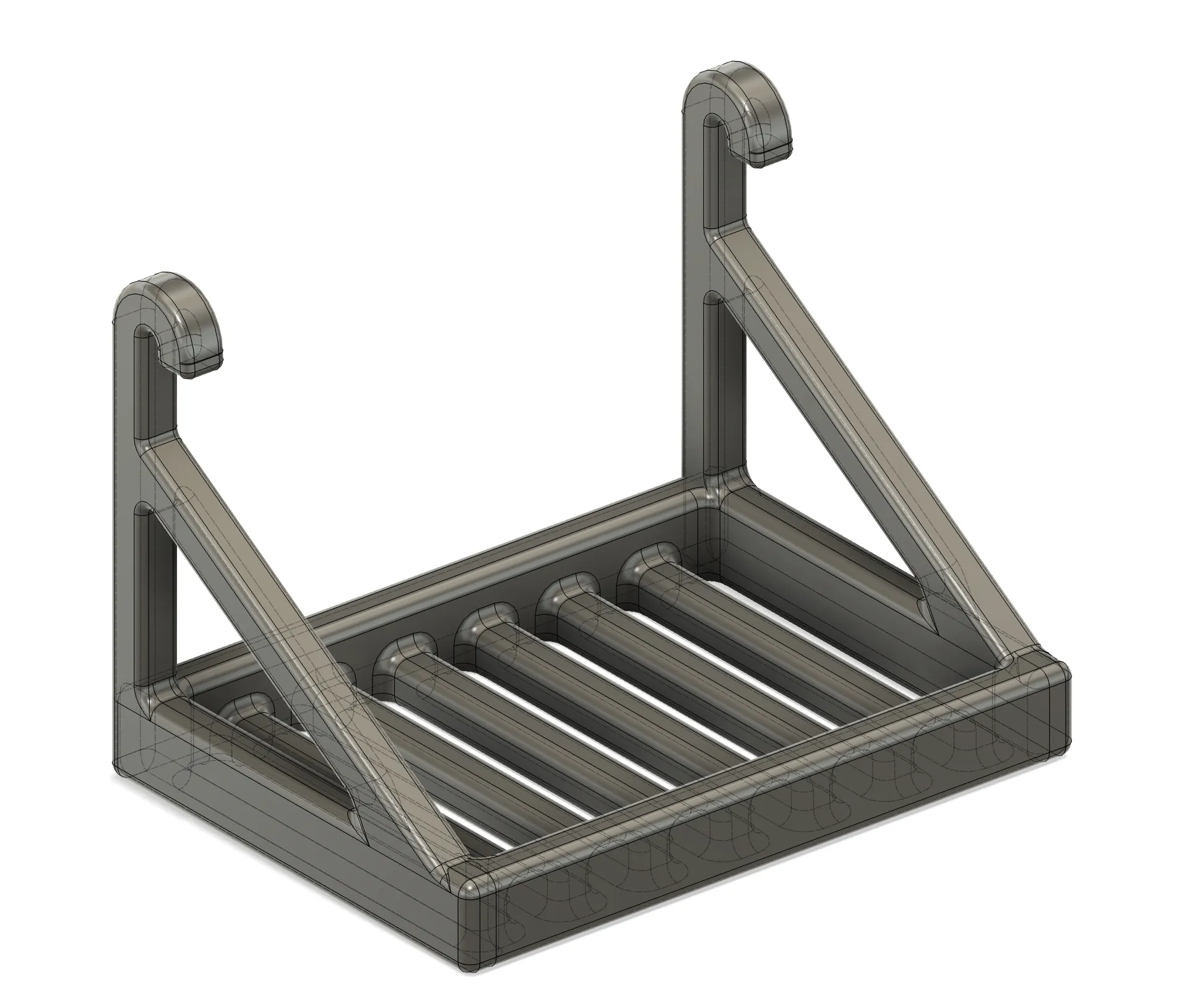 Giá đỡ xà phòng treo cho giá đỡ vòi sen bằng kim loại