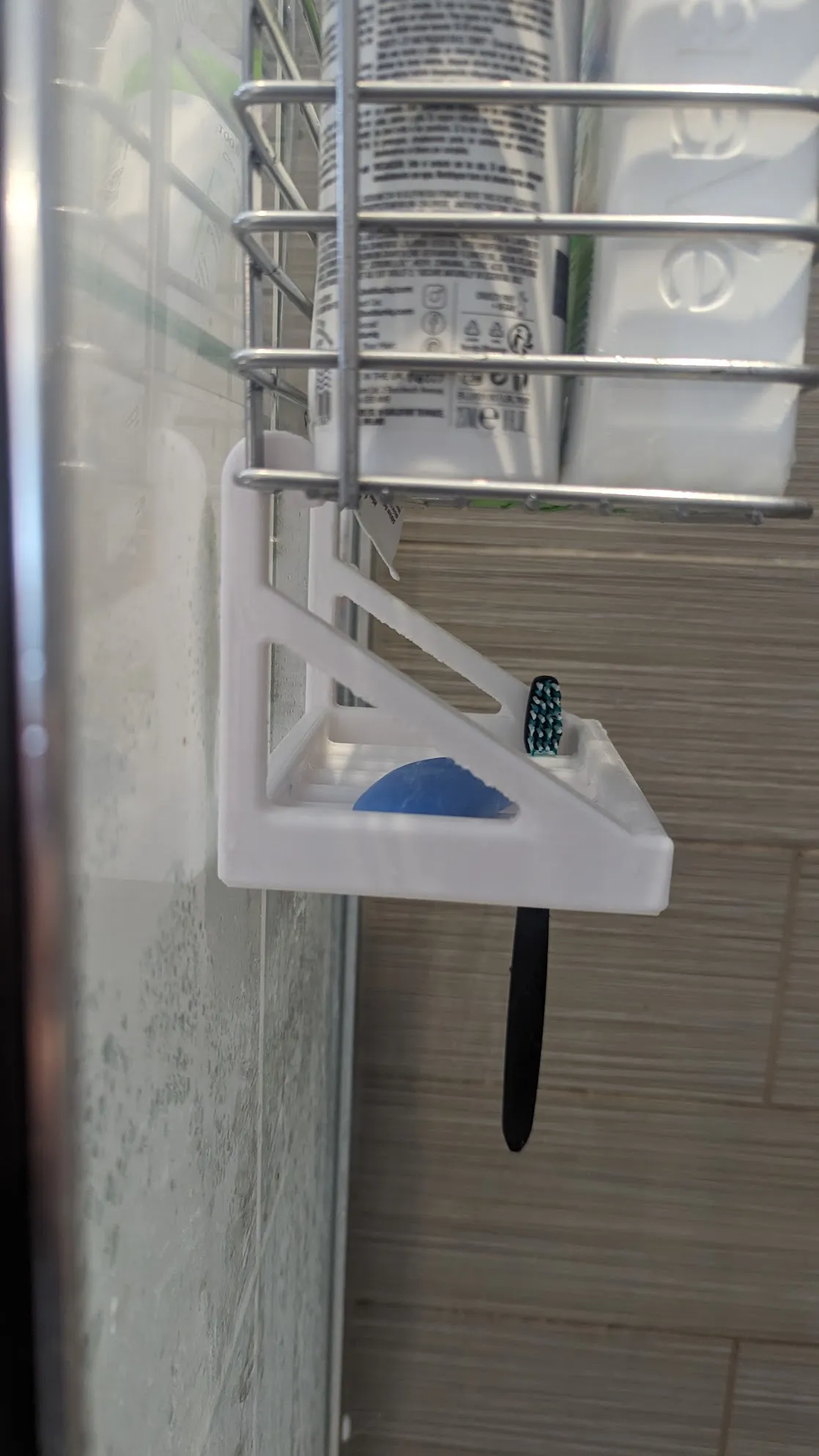 Giá đỡ xà phòng treo cho giá đỡ vòi sen bằng kim loại