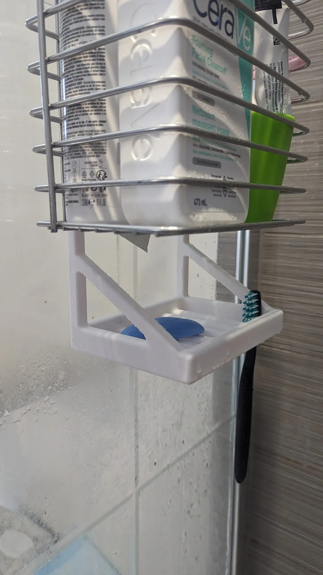 Giá đỡ xà phòng treo cho giá đỡ vòi sen bằng kim loại