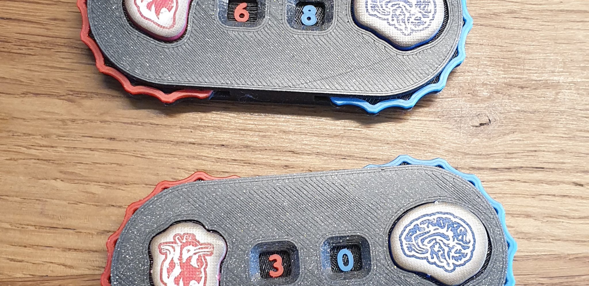 Bảng đếm sát thương và kinh hoàng trong trò chơi Arkham Horror