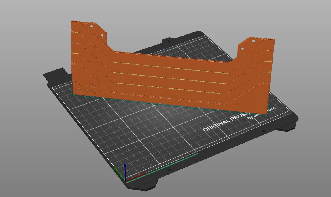 Giá đỡ tấm thép có thang đo cho máy in 3D