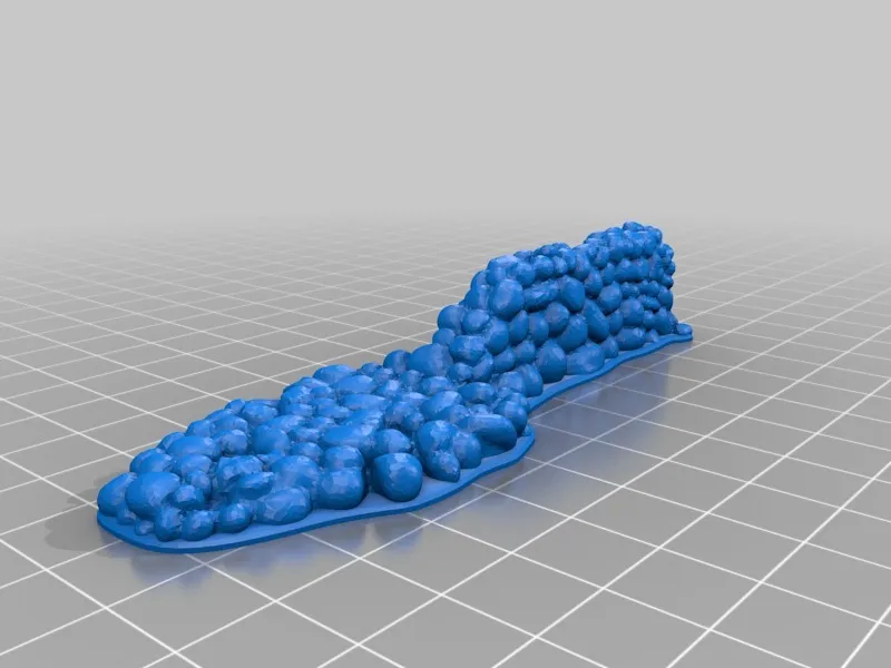 Tường đá nông thôn cho mô hình 28mm